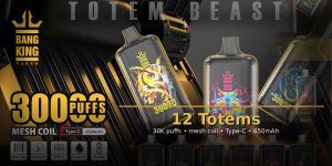 Bang King Crystal 30K・単一フレーバー仕様のクリスタルデザインベイプ